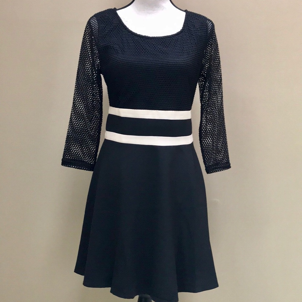 NWT Umgee Mesh/Netting Skater Dress